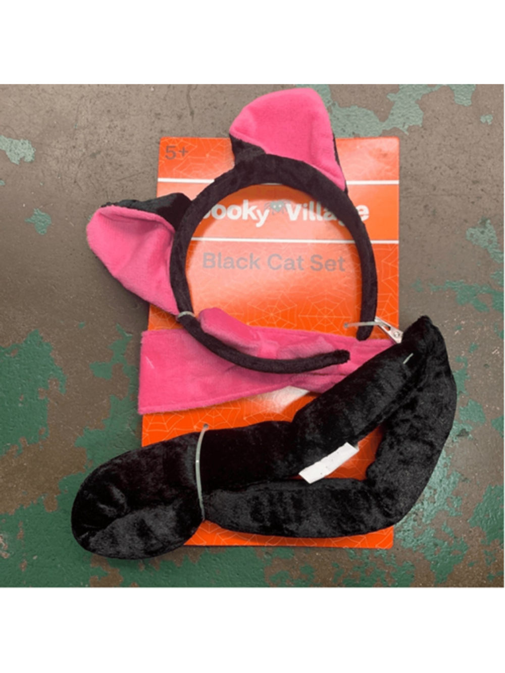 Spooky Cat ears and tail Halloween